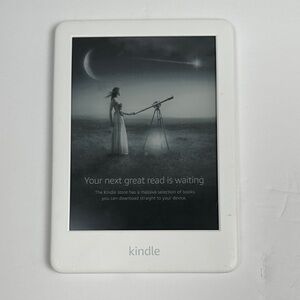 Amazon Kindle 10th Gen 6" E-Ink Touchscreen WiFi 8GB White eReader School Office